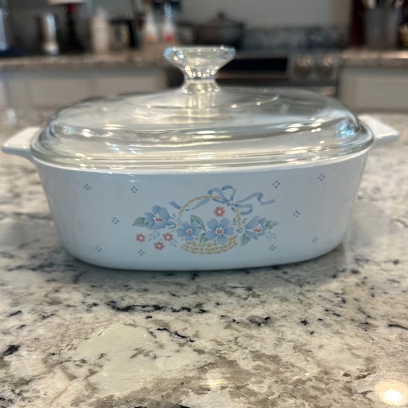 Corningware Other - Vintage  Corning Ware  2 liter casserole dish "Country Cornflower" pattern.